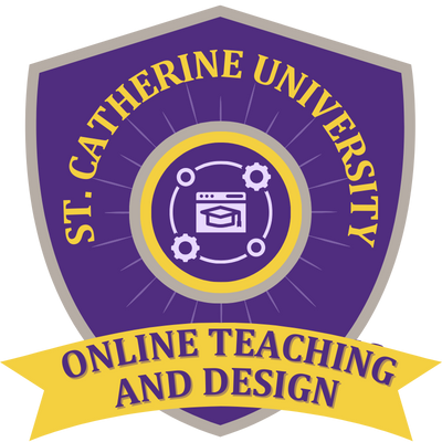 Online Teaching and Design Badge